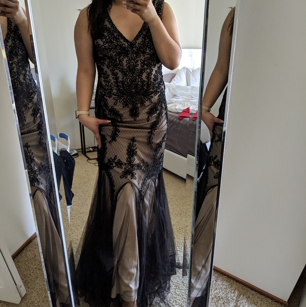Black Evening Gown Lace
